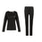 Regatta  Womens Thermal Baselayer Set Black Size 10 - Image 1