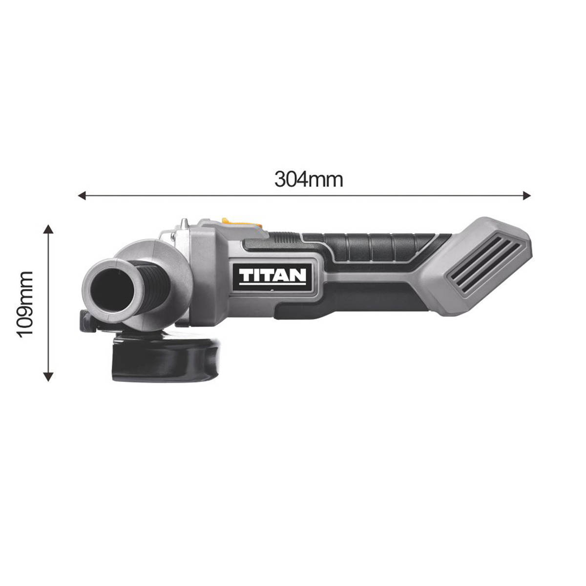 Titan Angle Grinder TTI894GRD Cordless Compact 18V Li-Ion TXP 4 1/2" Body Only - Image 3