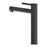 Swirl Bathroom Basin Tap Mono Mixer Tall Black Single Lever Modern Round Head - Image 2