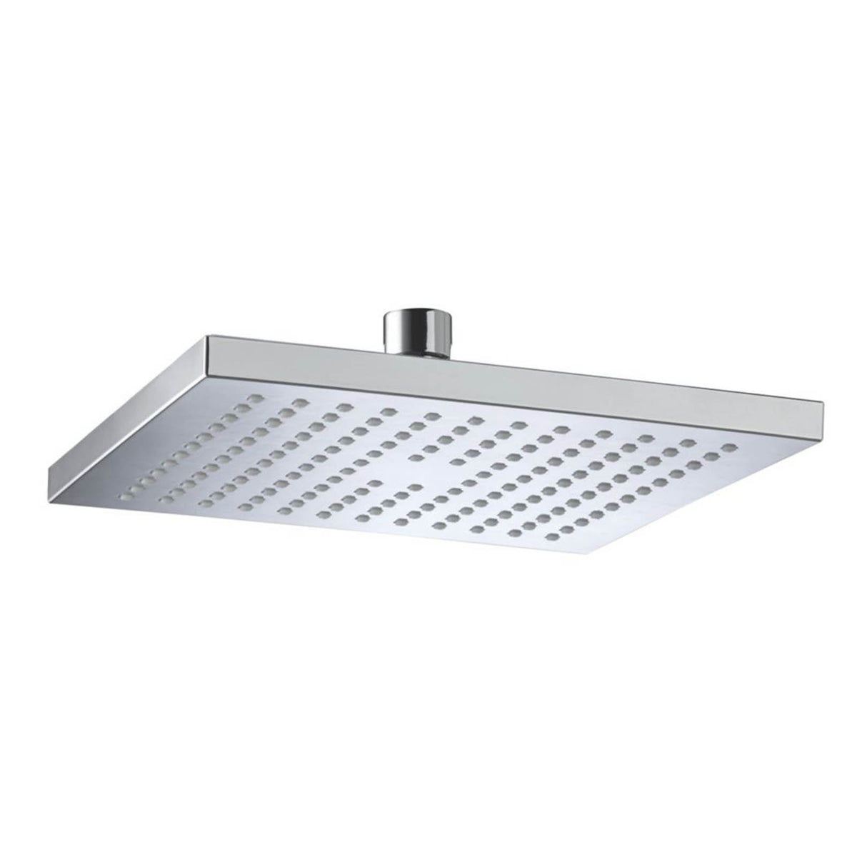 Bristan Square Fixed Shower Head Chrome-Plated 200mm - Image 1
