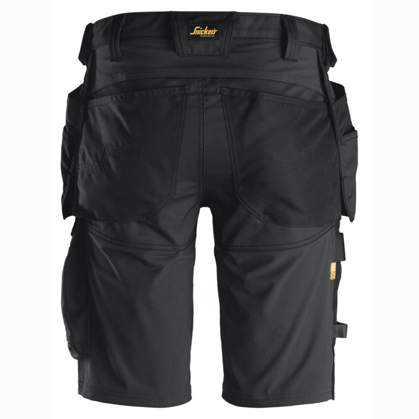 Snickers Work Shorts 6141 Stretch Black With Pockets 30" W - Image 6
