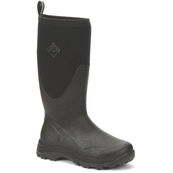 Mens Wellington Boots Wellies Outpost Tall Black Waterproof Non Safety Size 10 - Image 2