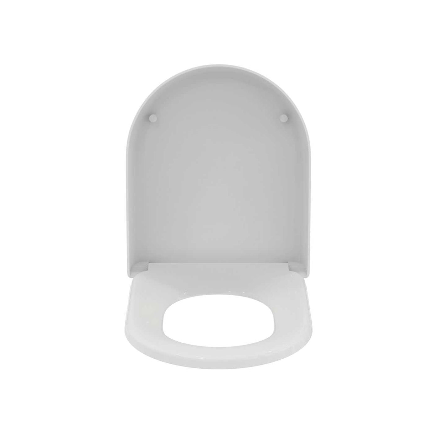 Ideal Standard Toilet Seat Cover Duraplast White Soft-Close Top Fix Hinges - Image 1