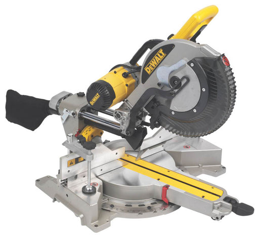 DeWalt Compound Mitre Saw Electric 110V DWS780-LX Sliding 305mm Double Bevel - Image 1