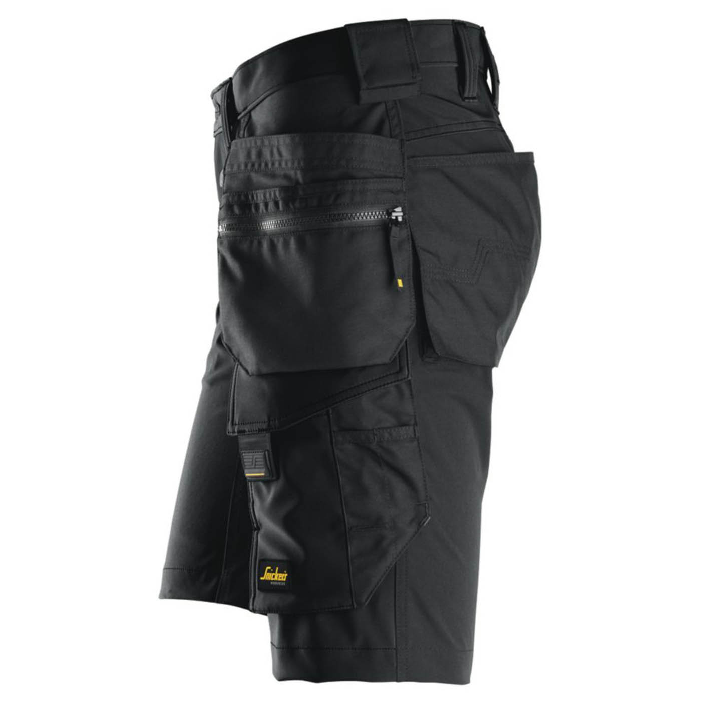 Snickers Work Shorts 6175 Mens Black Stretch Windproof Multi Pockets Cargo 35W - Image 5