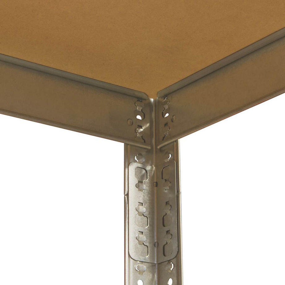 Shelving Unit 5 Tier Galvanised Steel Boltless Garage Warehouse Racking Storage - Image 3