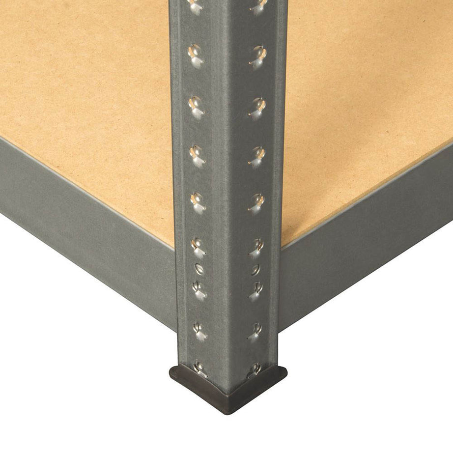 Shelving Unit 5 Tier Galvanised Steel Boltless Garage Warehouse Racking Storage - Image 5