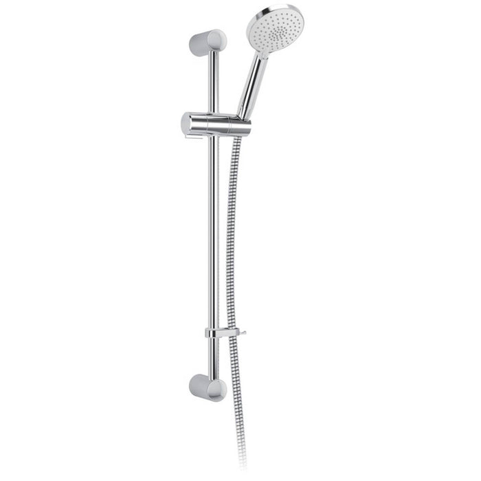 Mira Shower Kit Plastic Chrome Round 3 Spray Patterns Adjustable Contemporary - Image 1