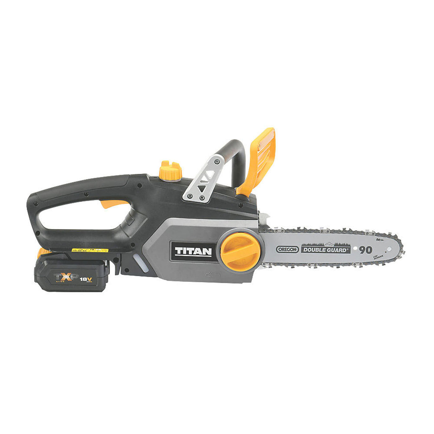 Titan Chainsaw Cordless TTI932CHN 18 V Low Battery Indicator Low Vibration 3.5Kg - Image 1