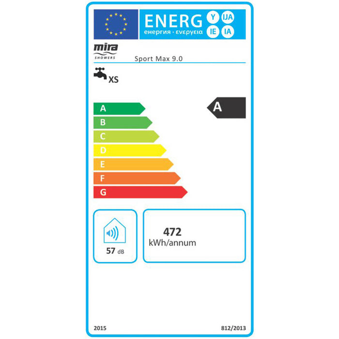 Mira Electric Shower 9kW 4Spray Pattern White Separate Controls Fixings Supplied - Image 4