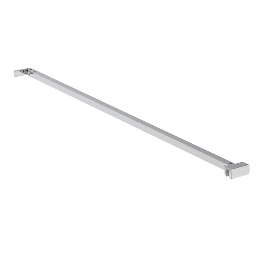 Ideal Standard Angled Bracing Bracket 800mm Silver For 8mm Glass Doors - Image 1