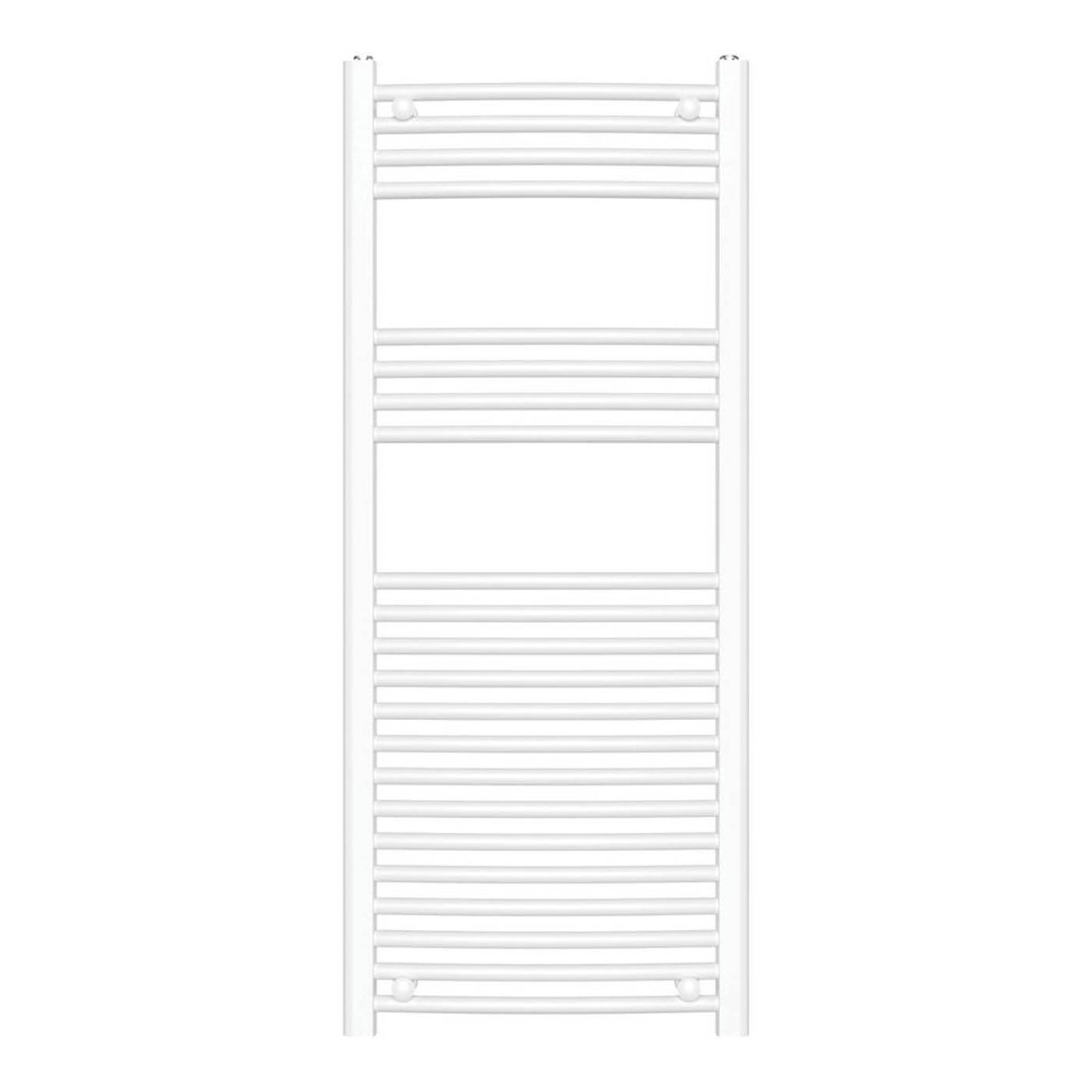 Flomasta Towel Rail Radiator White Curved Bathroom Warmer Ladder 120x50cm - Image 2