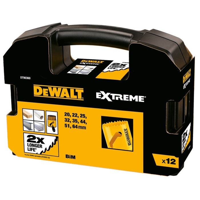 DeWalt DT90360-QZ 8-Saw Multi-Material Bi-Metal Holesaw Set - Image 2