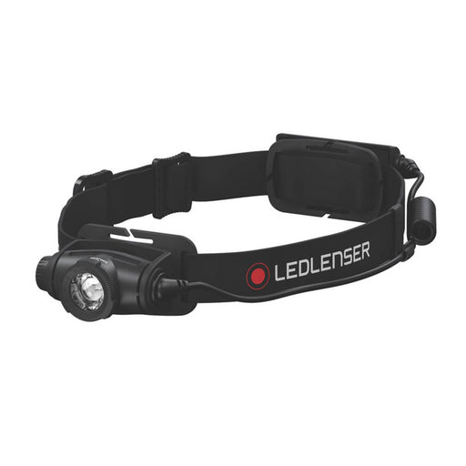 LED Head Torch Rechargeable Black Dimmable 500lm Compact Headlamp Adjustable - Image 1