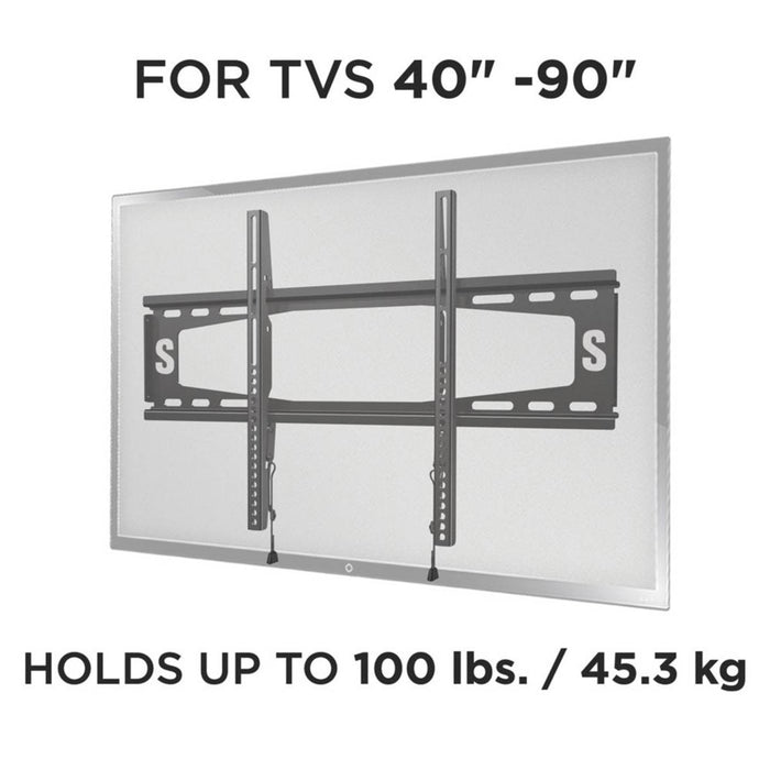 Secura Universal TV Mount QLL23-B2 Black Aluminium Steel Fixed 40" - 70" - Image 6