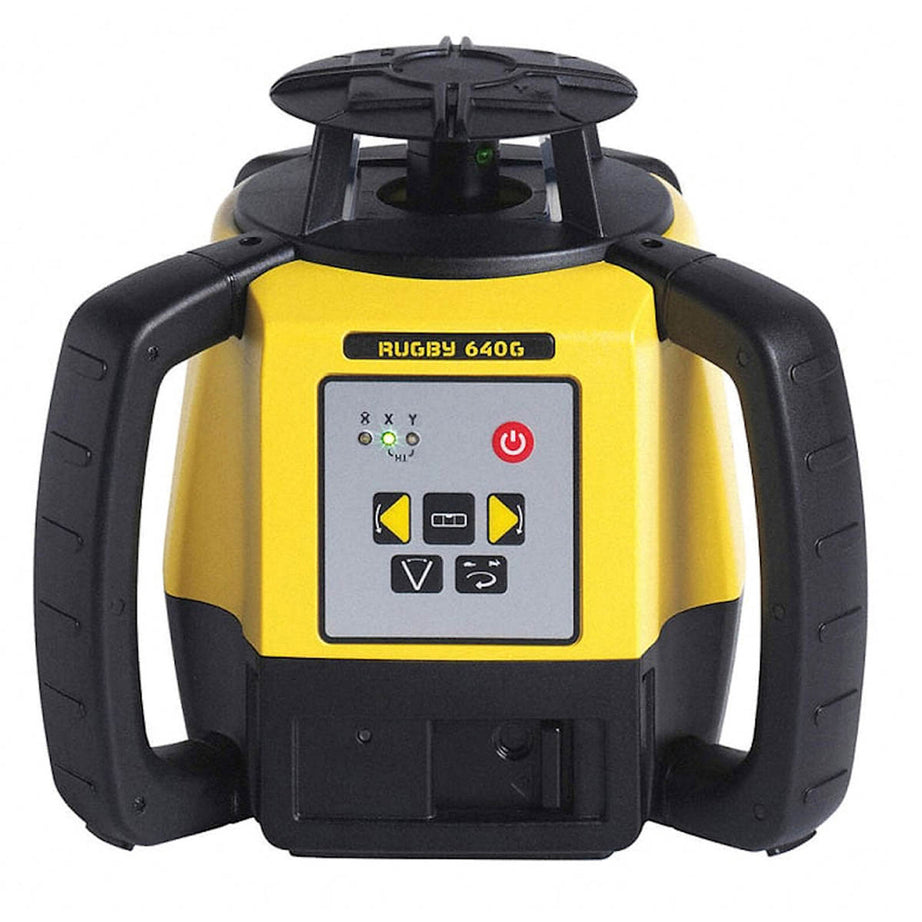 Leica Rotary Laser Receiver Rugby 640 Red Horizontal Vertical Self-Levelling - Image 3