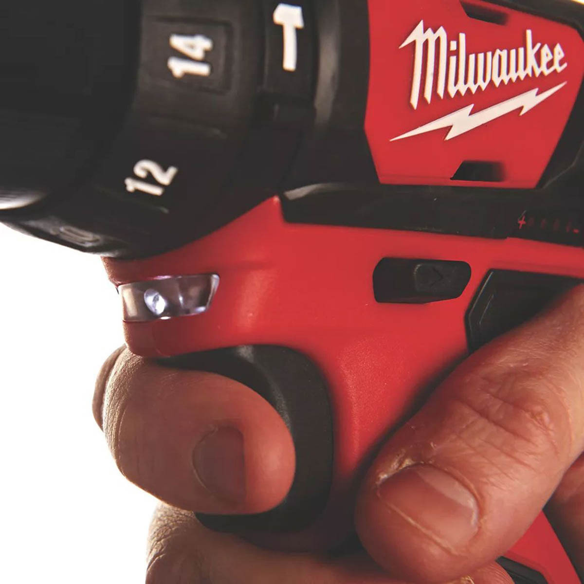 Milwaukee Combi Hammer Drill Cordless 12V Li-Ion M12BPD Sub Compact Body Only - Image 2