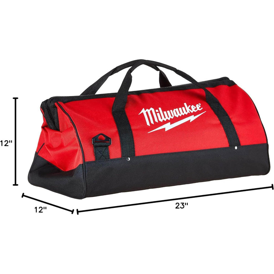 Milwaukee Tool Bag Canvas 6 Interior Pockets Heavy Duty 23 x 12 x 12 In - Image 3