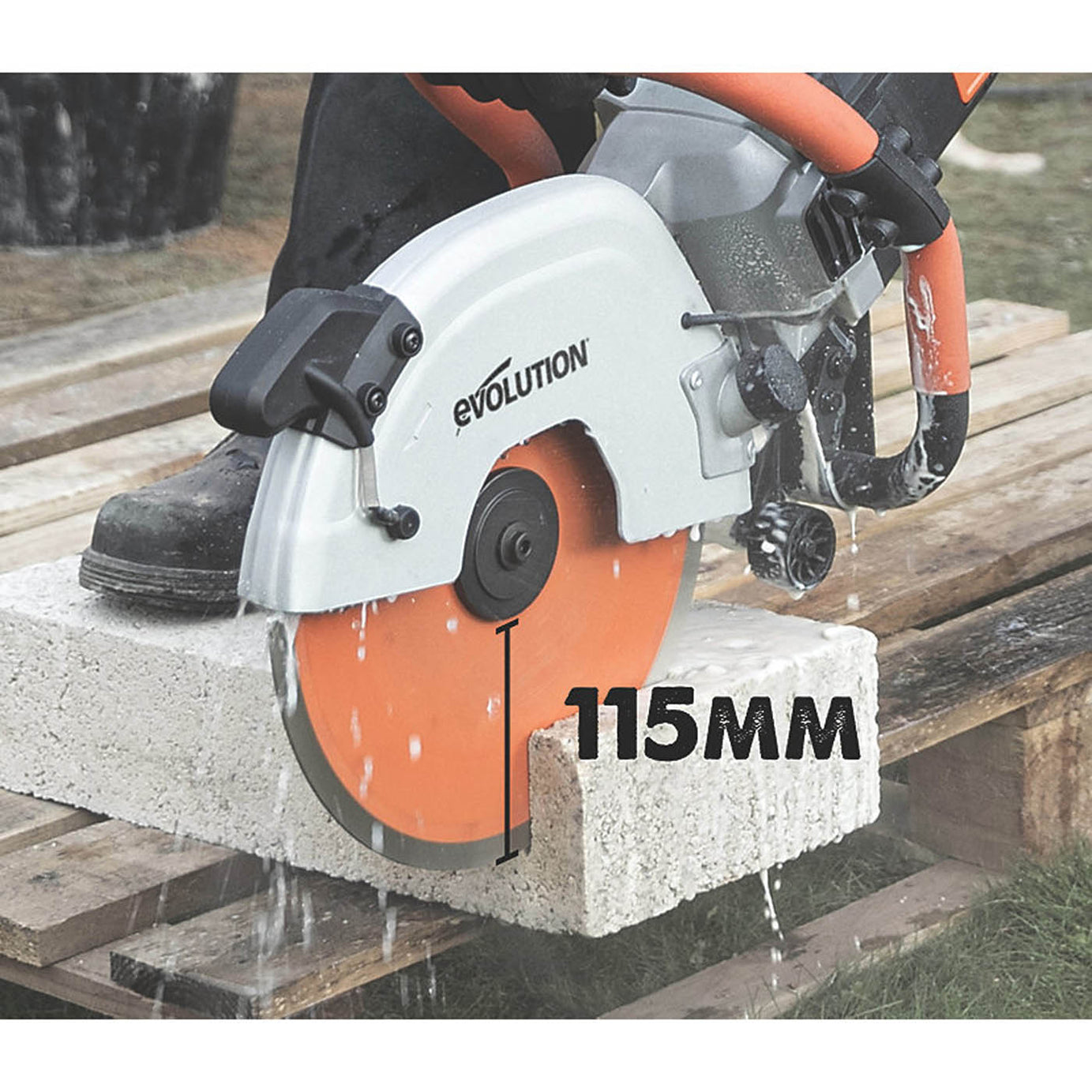 Evolution Disc Cutter Electric R300DCT 300mm Dry Use Only Heavy Duty 2400W - Image 2